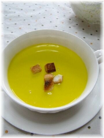 超簡単☆豆乳かぼちゃスープ