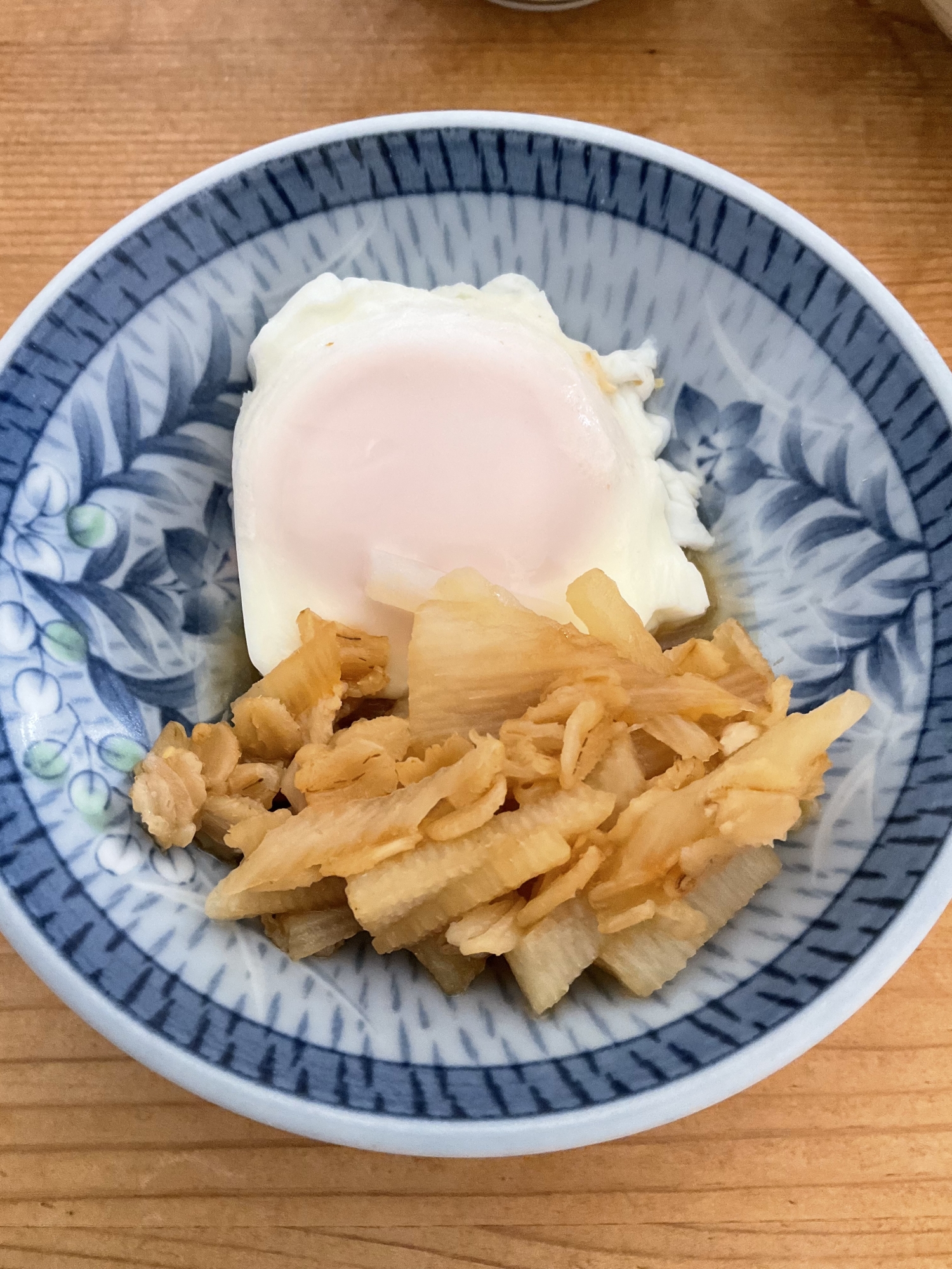 たまご長芋オートミールの煮物