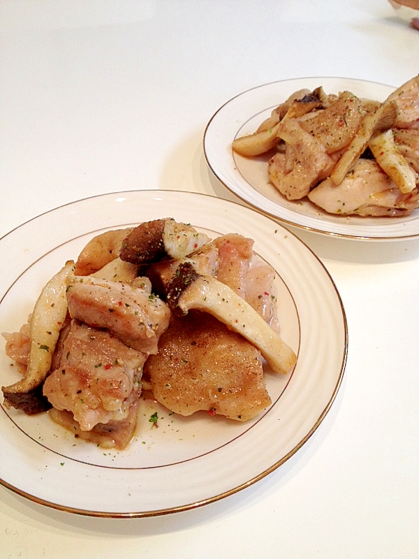 レモンと黒胡椒のオリーブオイルチキン