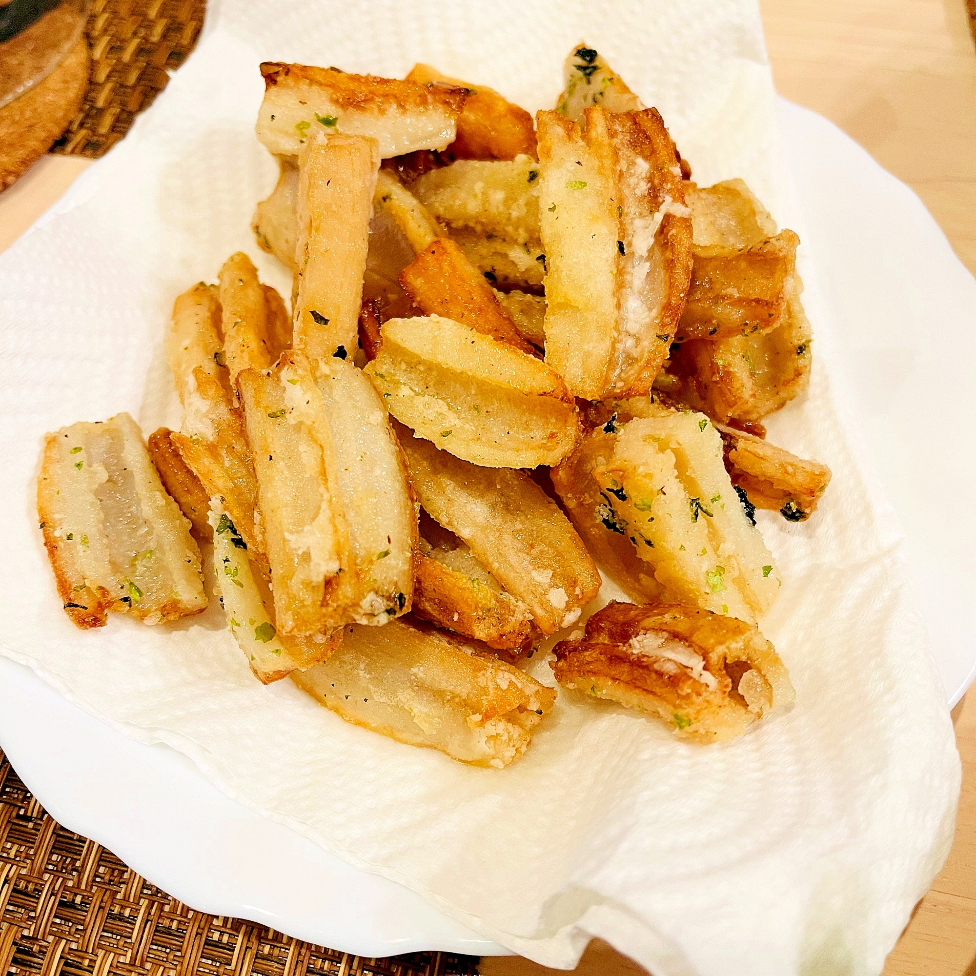 ★れんこん★焼き揚げのり塩