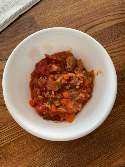 野菜たっぷり。基本のミートソース