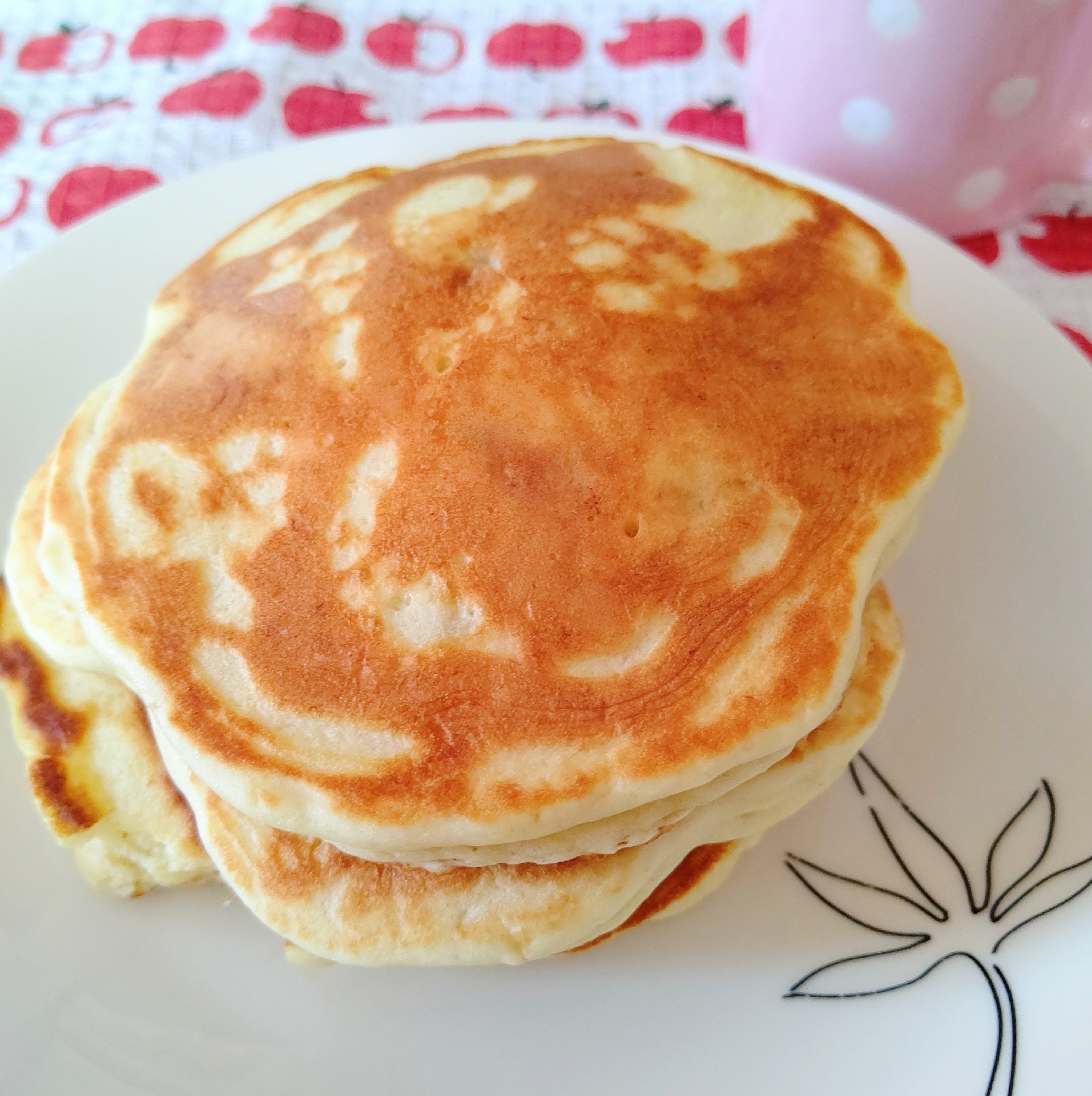 米粉でバナナパンケーキ✿