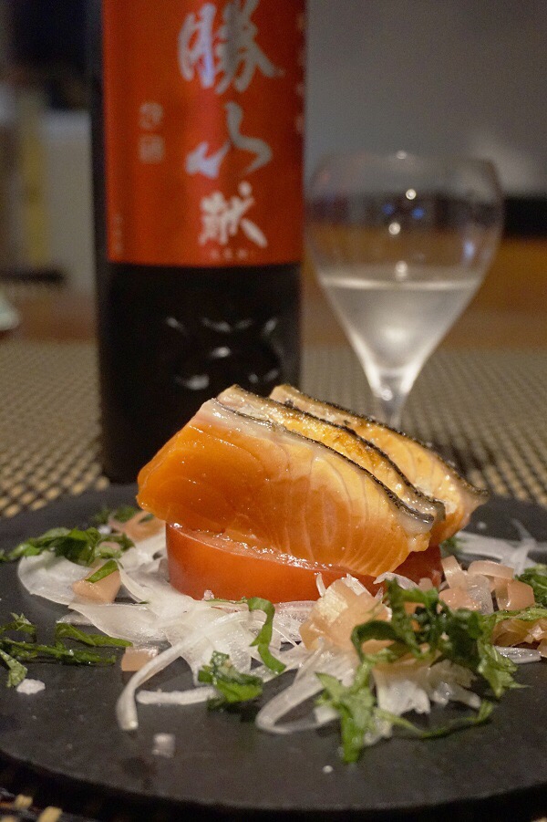 【宮城食材】銀鮭塩たたきサラダ