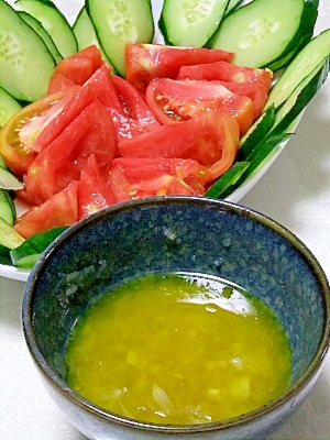 濃～い旨み♪ 美味しいです、ラッキョウドレッシング