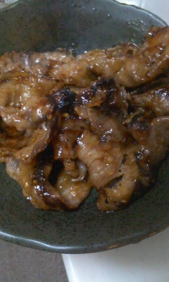 豚肉のおろし玉ねぎ焼き