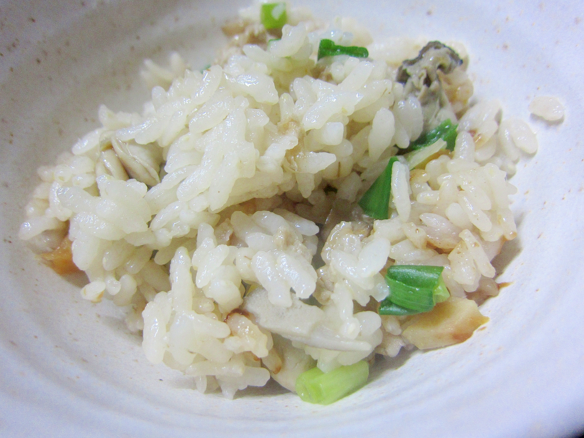 カキの炊き込みご飯☆