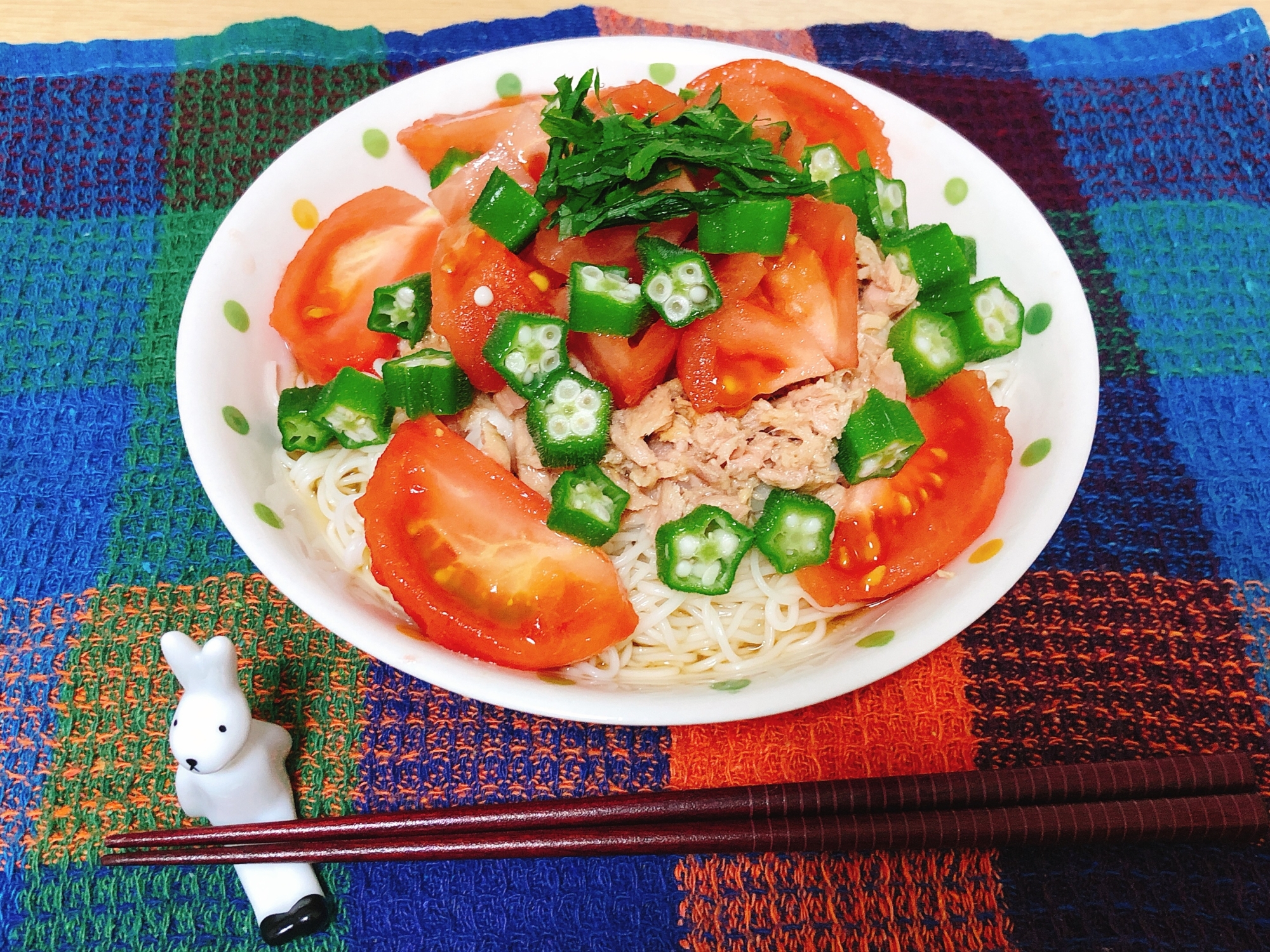 トマト満天☆夏の贅沢素麺(潰瘍性大腸炎◎)