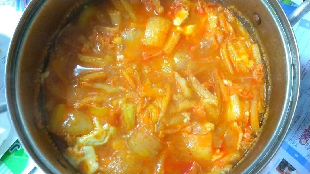 チーズトマト野菜鍋