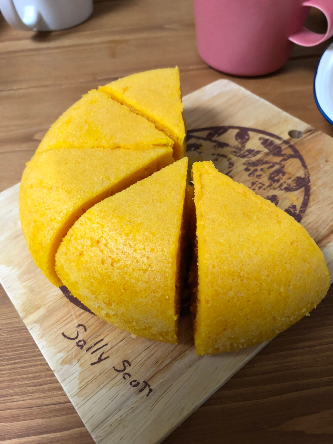 炊飯器で作るパンプキンホットケーキ