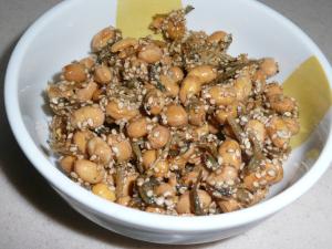 保育所のおやつメニュー、じゃこ大豆!