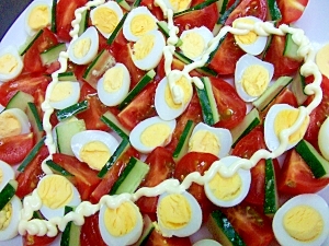 ミニトマト＆うずら卵のサラダ