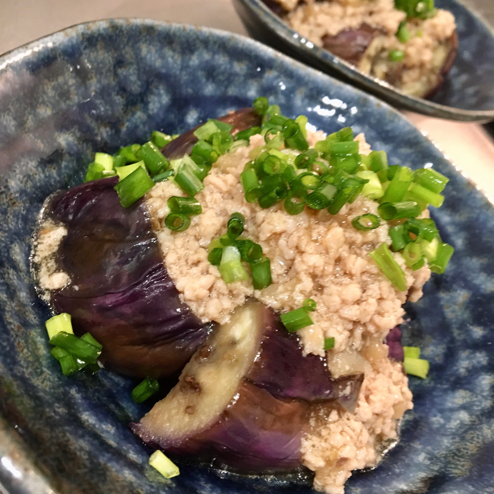 トロッと美味しい♪なすのそぼろあんかけ