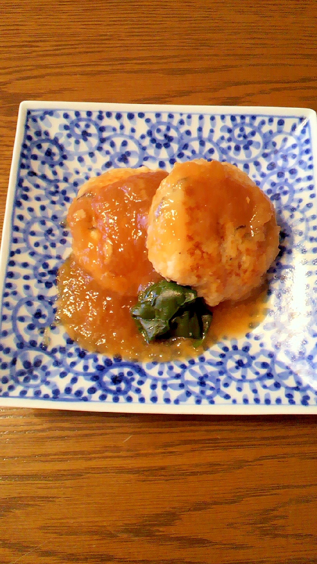 豆腐ハンバーグ おろしあんかけ