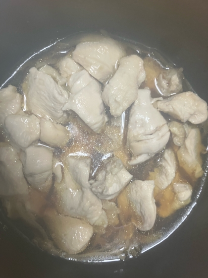 低温調理　和風鶏胸肉