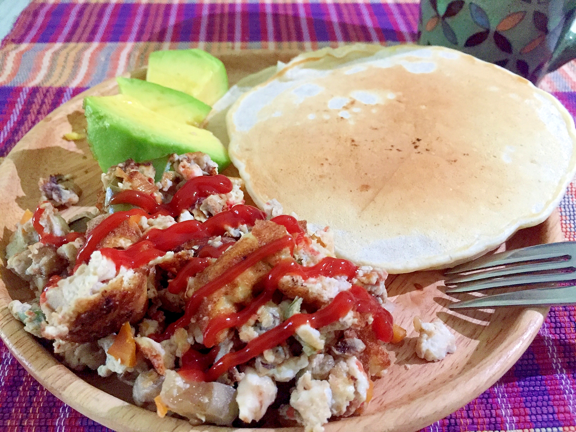 野菜を食べたい時に！アメリカンスクランブルエッグ