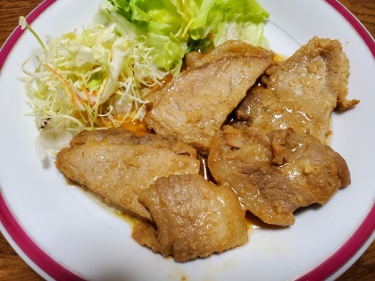 油を使わない☆豚肉のはちみつ味噌焼き