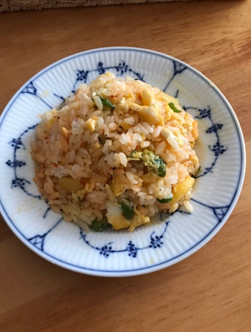 ピーマンとじゃがいもの豆板醤チャーハン