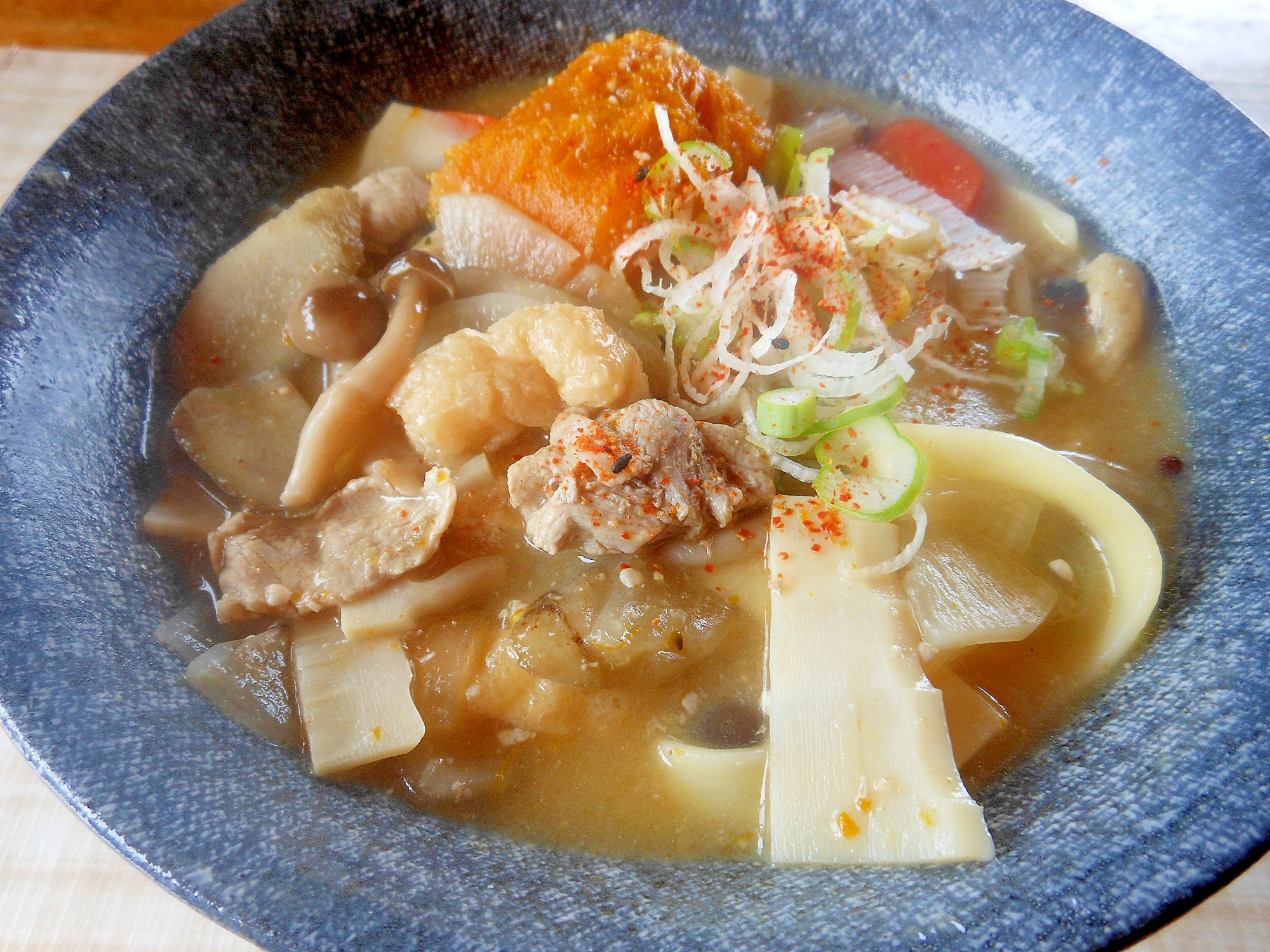 ほうとう麺で～ほうとう味噌煮込