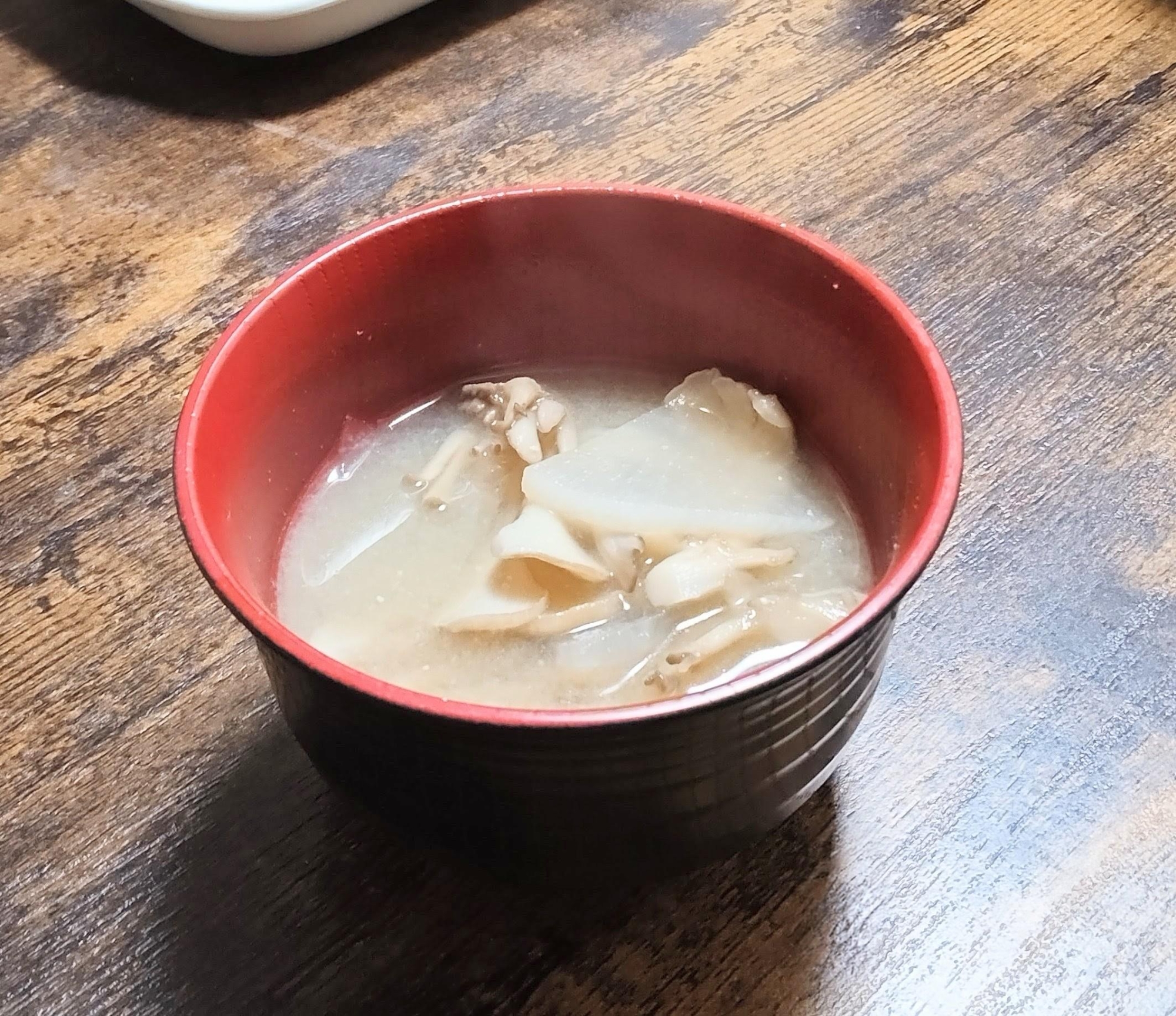 大根と舞茸のお味噌汁