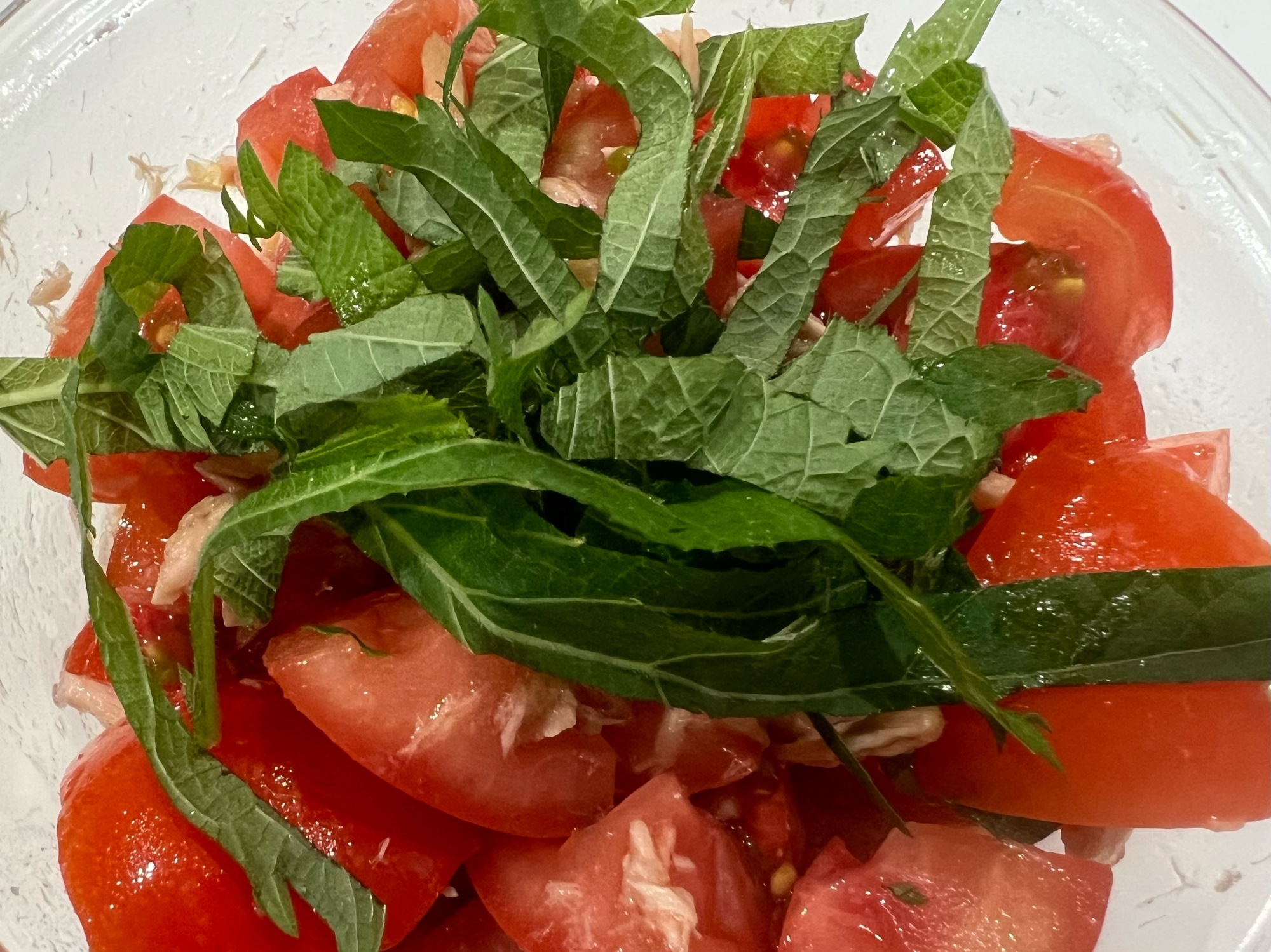和風の無限トマトサラダ