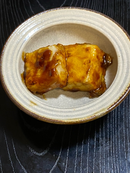 揚げ高野豆腐の甘酢あん