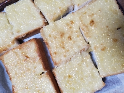 食パンで簡単！メロンパン風トースト！