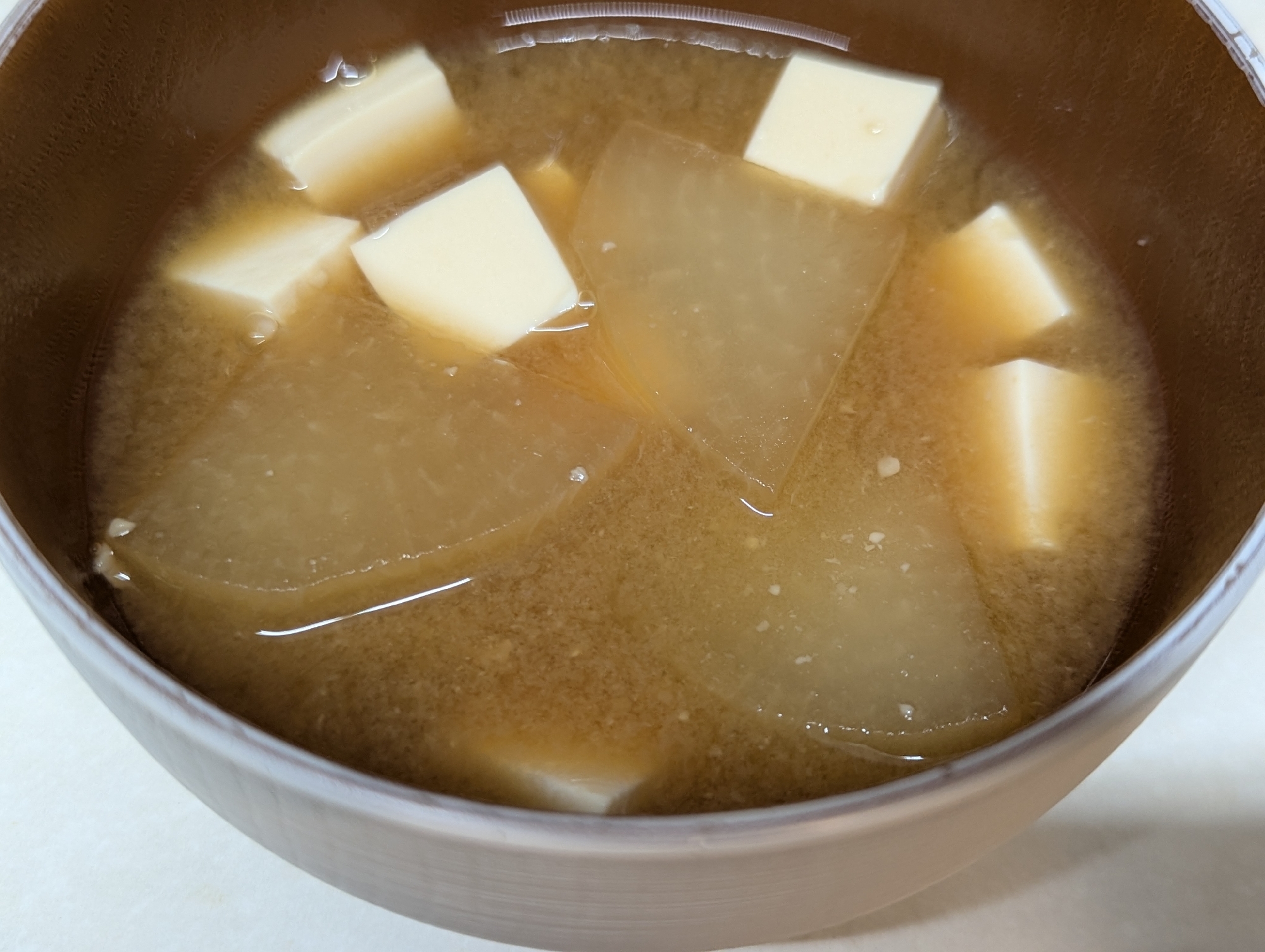 大根と豆腐のお味噌汁