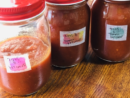 長期保存できます◆自家製トマトケチャップ