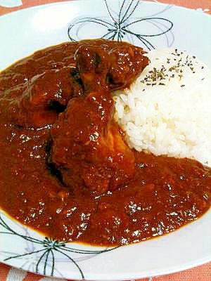 活力鍋deインド風のチキンカレー