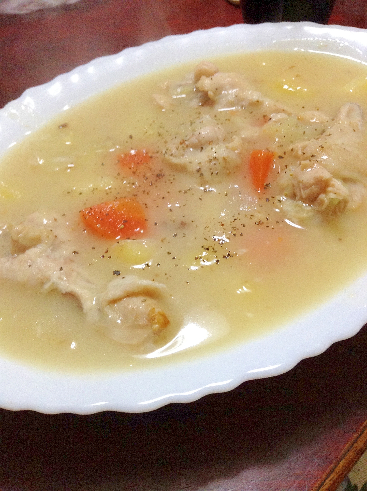 はやとうりと手羽元のクリームシチュー むくみ解消 レシピ 作り方 By とりあえず乾杯 楽天レシピ はやとうりと手羽元のクリームシチュー むくみ解消 レシピ 作り方 By とりあえず乾杯 楽天レシピ