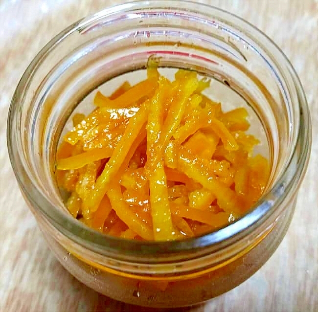 伊予柑の皮だけママレード