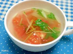 生姜湯のような トマトと生姜の美味しいスープ レシピ 作り方 By Momo 楽天レシピ 生姜湯のような トマトと生姜の美味しいスープ レシピ 作り方 By Momo 楽天レシピ