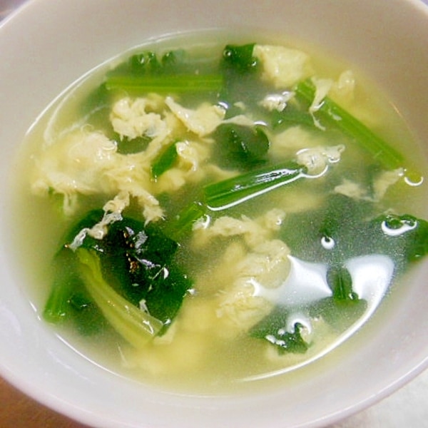 簡単時短 ほうれん草と卵の鶏がらスープ レシピ 作り方 By アルプスの乙女 楽天レシピ 簡単時短 ほうれん草と卵の鶏がらスープ レシピ 作り方 By アルプスの乙女 楽天レシピ