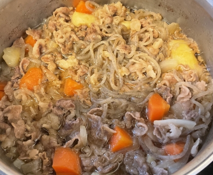 子供が大好き！糸こんにゃくかさ増しの肉じゃが♪