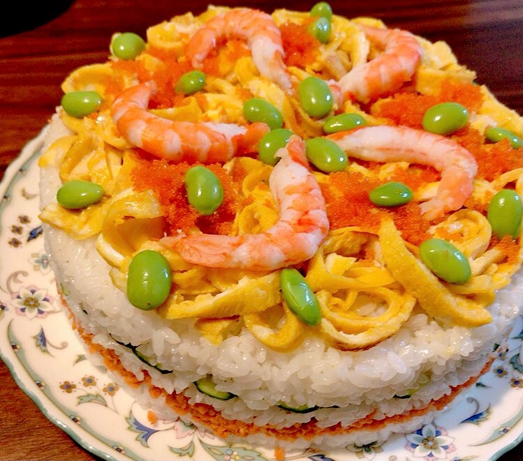 ひな祭りに 簡単可愛い 寿司ケーキ レシピ 作り方 By Ryo Twice 楽天レシピ ひな祭りに 簡単可愛い 寿司ケーキ レシピ 作り方 By Ryo Twice 楽天レシピ