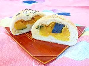 ごま香るかぼちゃあんぱん