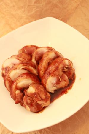 簡単 ロールチキン 照り焼き編 レシピ 作り方 By Hassy No Yome 楽天レシピ