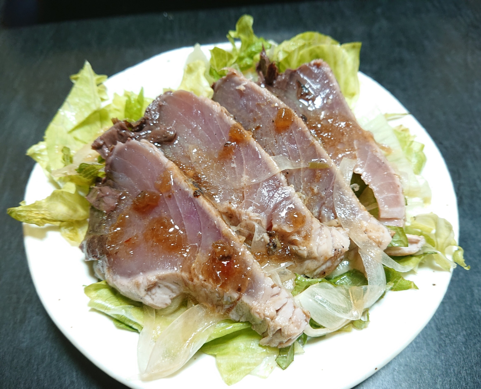 簡単おつまみ☆夏のサラダ鰹
