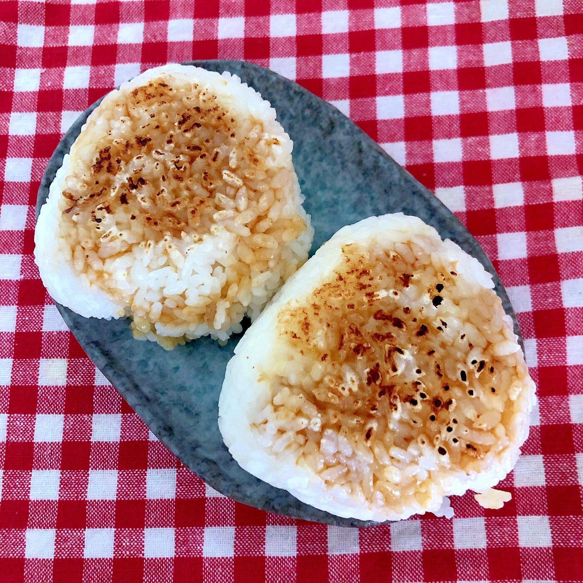 バター醤油の焼きおにぎり☆