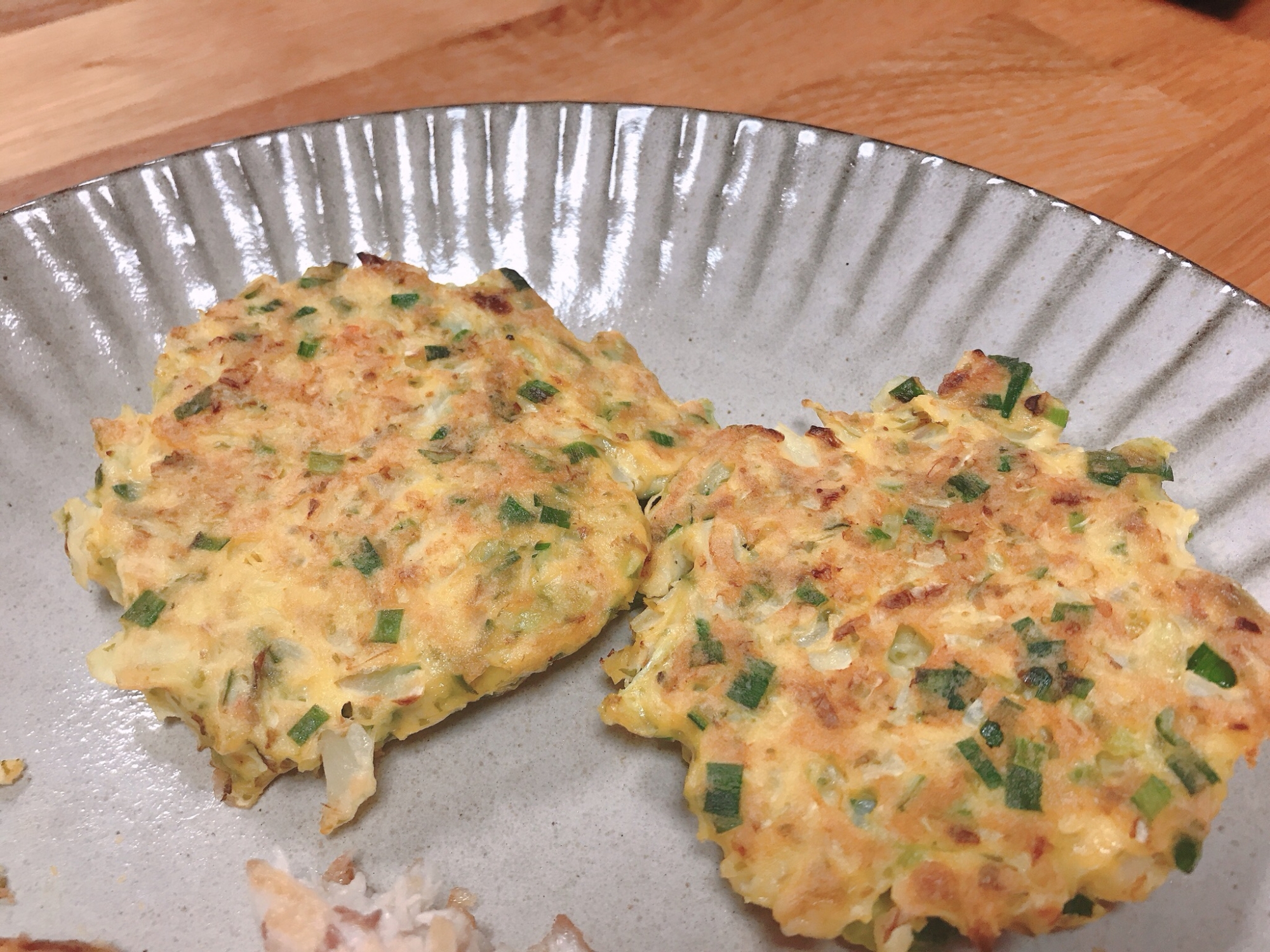 離乳食完了期 手づかみ食べのお好み焼き レシピ 作り方 By Kumamiku 楽天レシピ