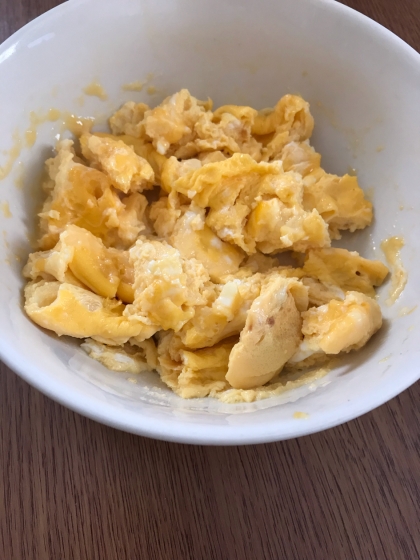 味噌とチーズの炒り卵