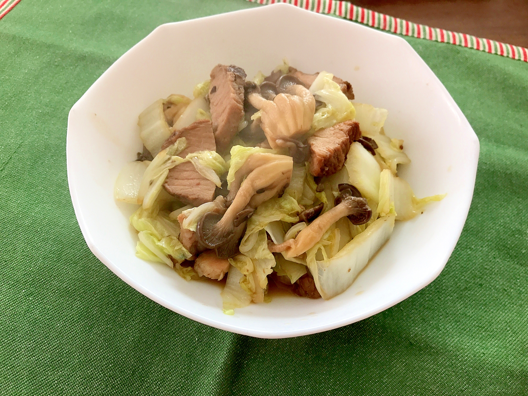 味付け迷わず☆焼き豚と白菜&しめじの炒め煮