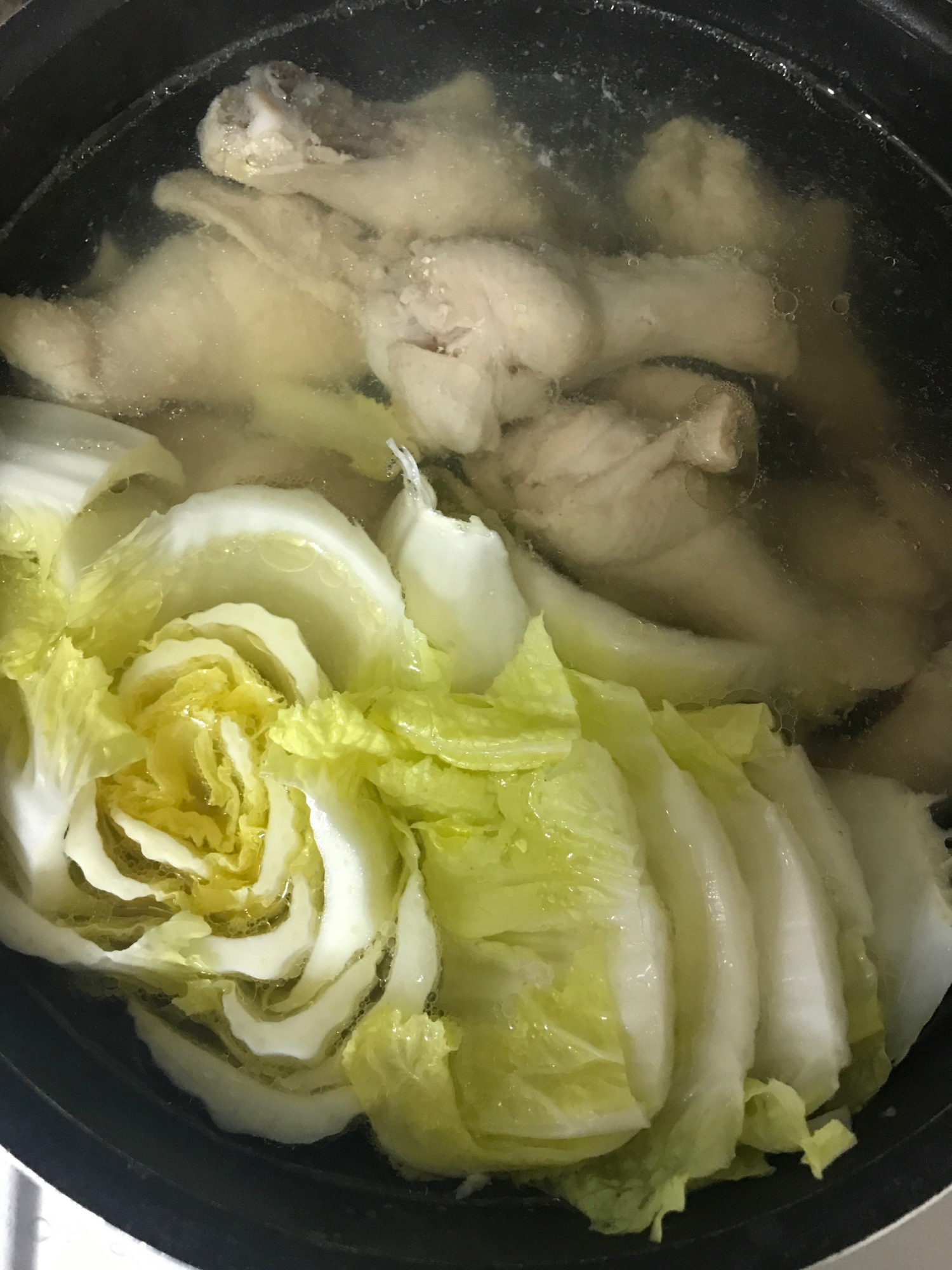手羽元と白菜の鍋