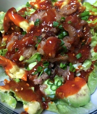 牛肉の韓国風サラダ