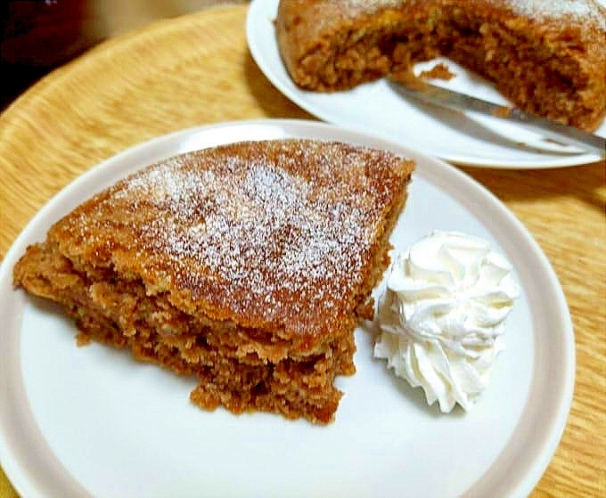 フライパンで簡単チョコバナナ蒸しケーキ