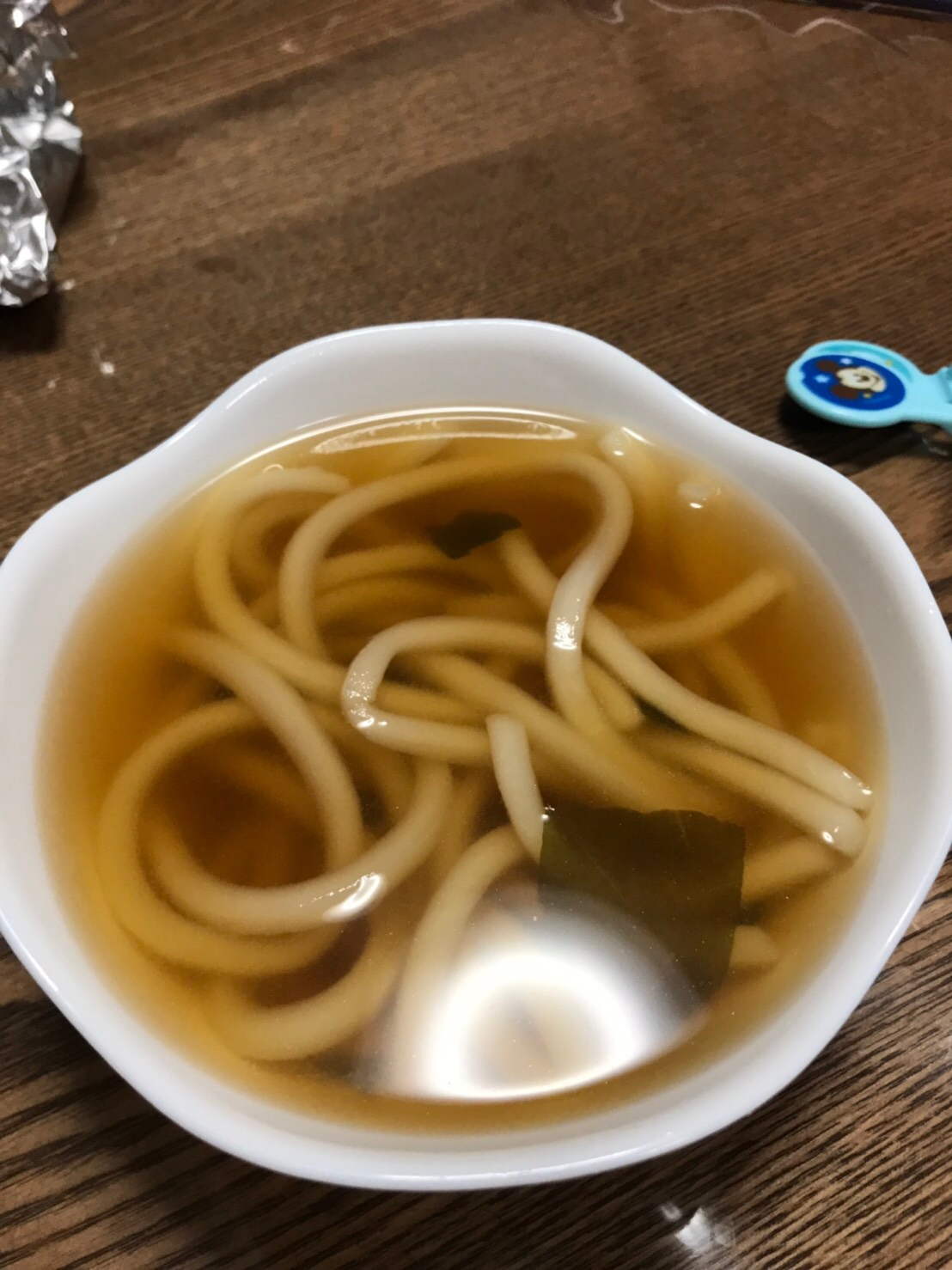 冷凍うどんでも柔らか！子供用わかめうどん