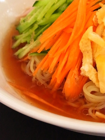【簡単】うちの冷やし中華スープ