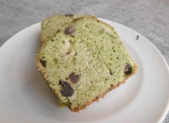 抹茶と甘納豆のパウンドケーキ