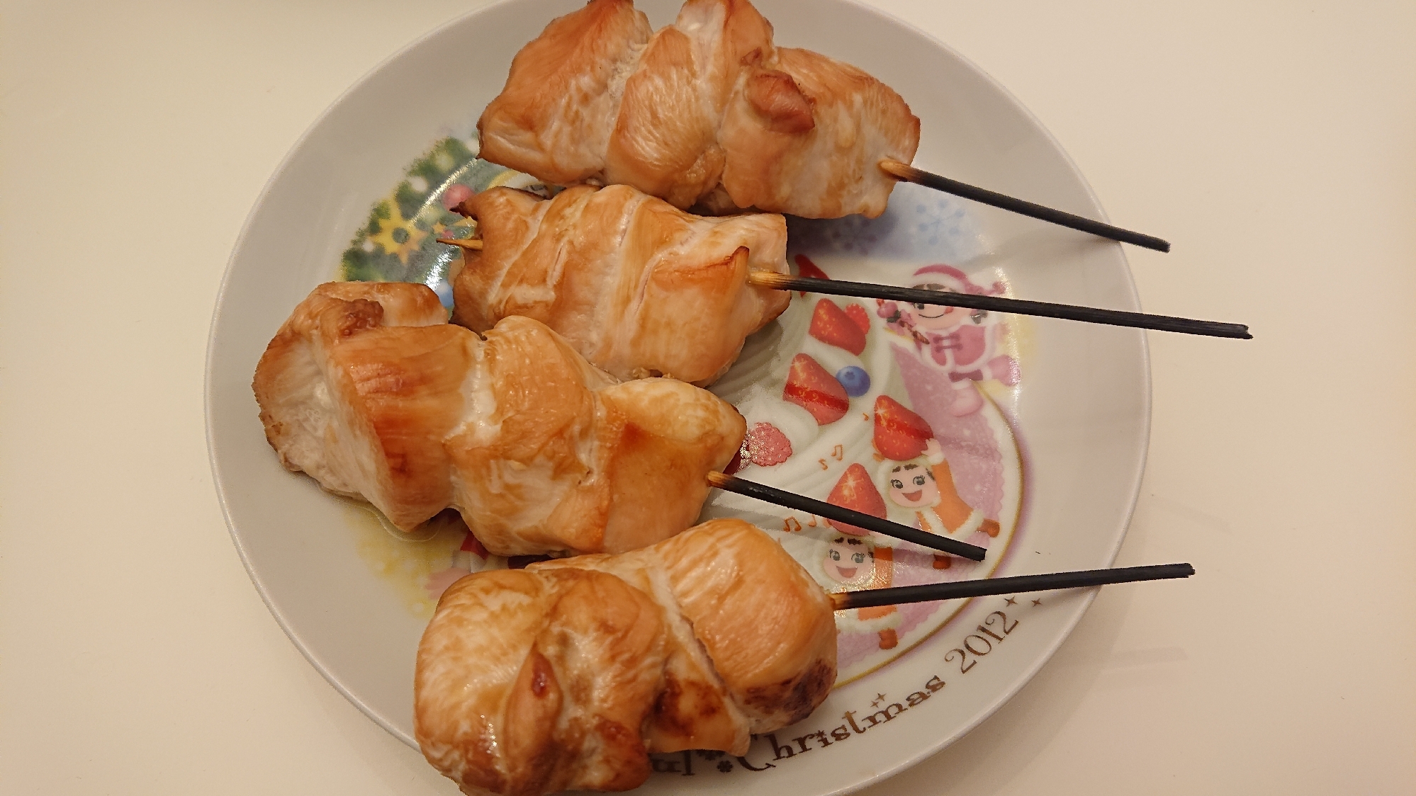 鶏むね肉でしっとり柔らか焼き鳥