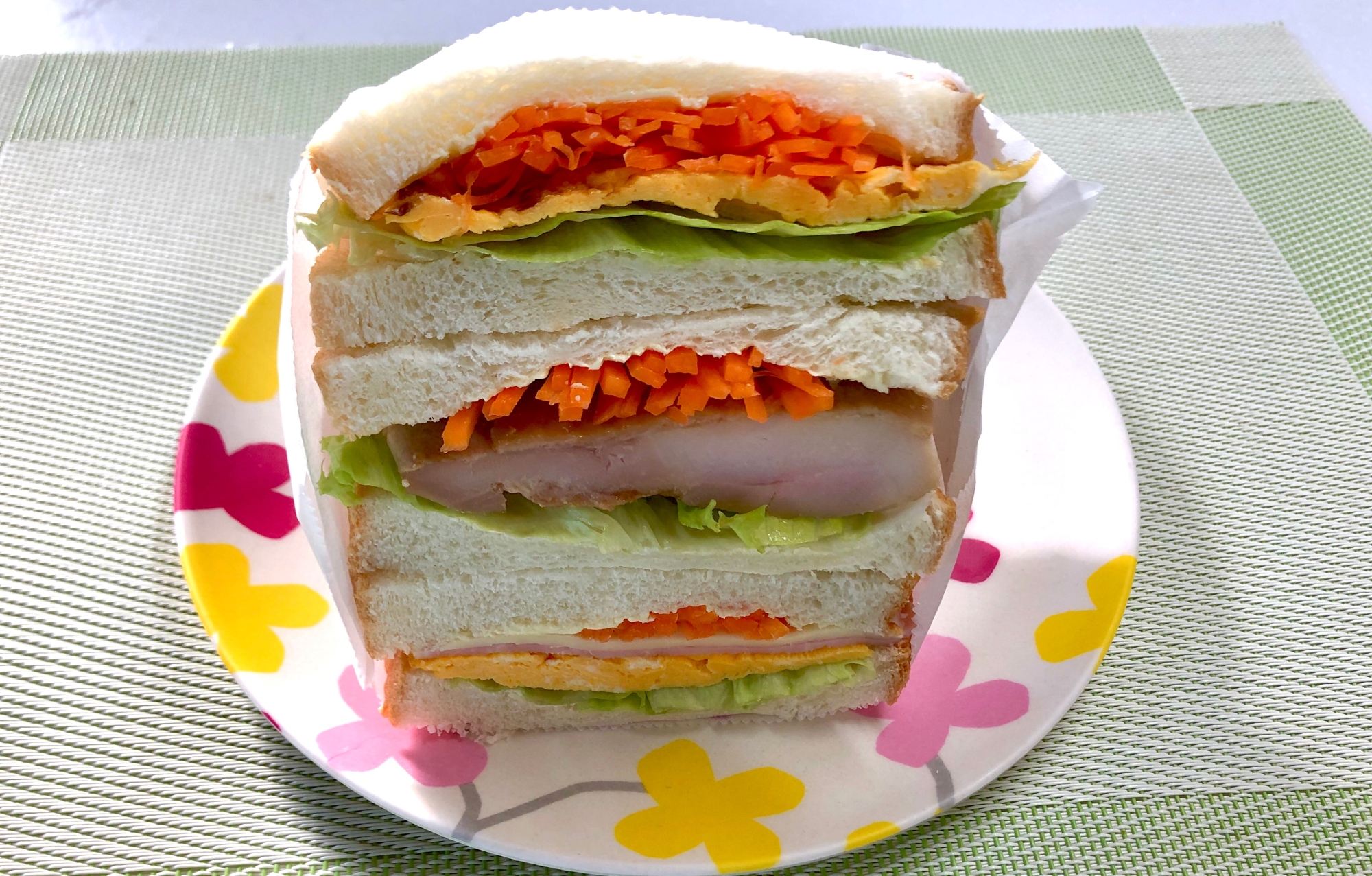 ボリューム&栄養抜群サンドイッチ